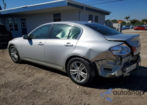 2013 Infiniti G37 Base z USA, uszkodzony, nr VIN JN1CV6AP0DM724950
